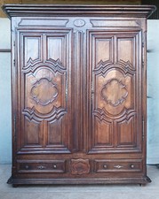 Louis XIV Oak Solid Wood