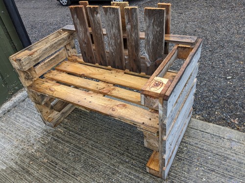 Hand made strong bench seat
