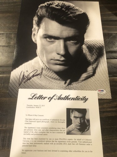 Autographed clint eastwood - autographed,