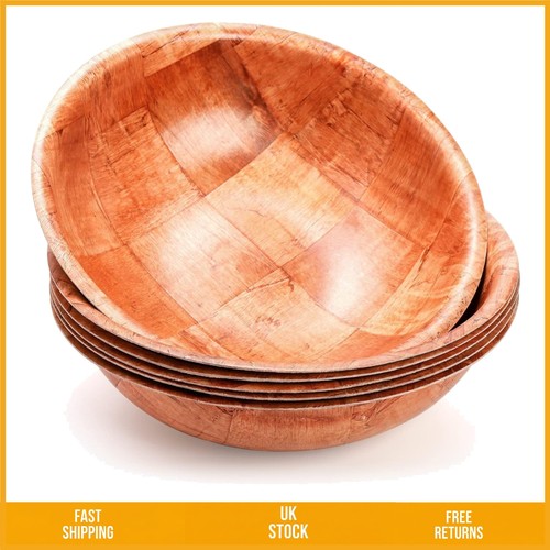 Elegant woven wooden salad - woven,