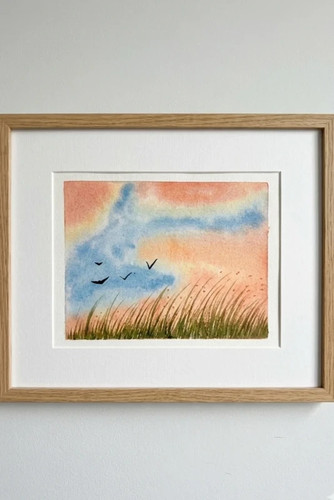 Original watercolor painting - original,