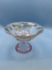 Vintage Soga Glass Pedestal