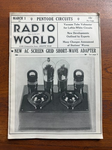 Radio world march - world, 1930