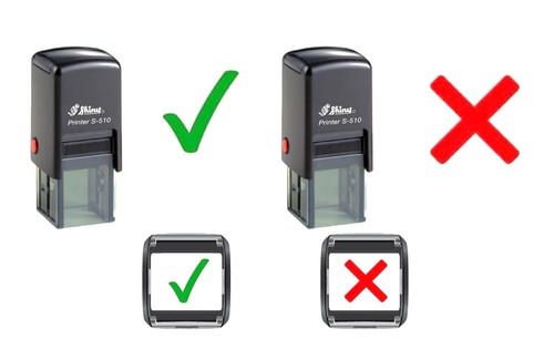 Teacher marking stamps set - stamps,