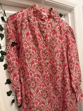 Zara linen viscose button down