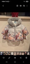 Baby Girl Floral Puffer Hooded