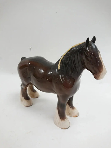 Beswick shire mare 818 glazed - shire,