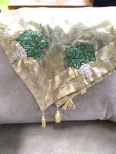 Vintage Embroidered Silk