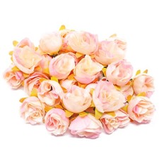 Rose Bud Decorative Synthetic Flowers (Faux Silk) in 30 Colours - Mini Rose Buds