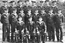 Eea-82 Group German Kriegsmarine Navy in Sailor's Uniform. Photo