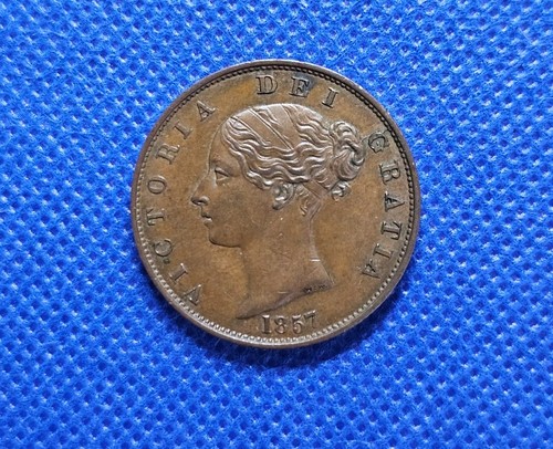 1857 halfpenny victoria - 1857,