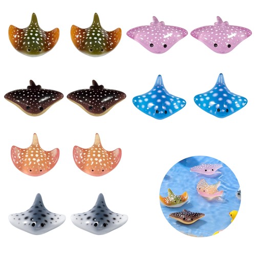 12pcs stingray ornaments mini - ornaments,
