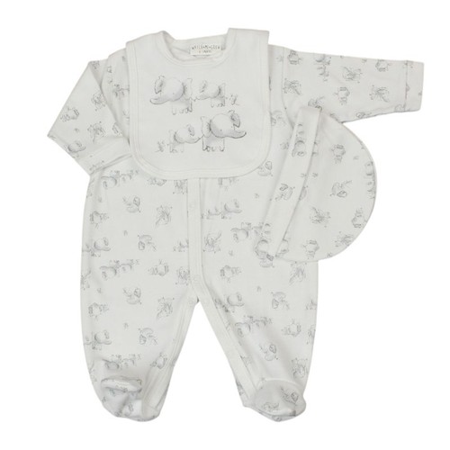 Baby 3pc elephant motif - baby,