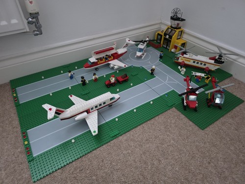Lego airport 6392 runway - airport, +