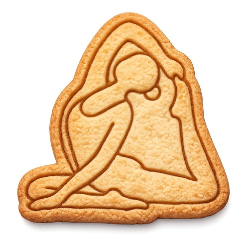 King pigeon pose - pigeon, cookie