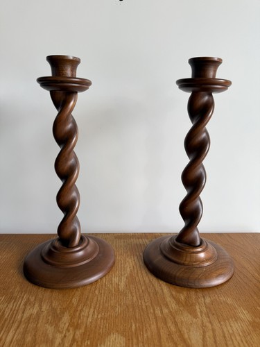 Pair wood barley - “,