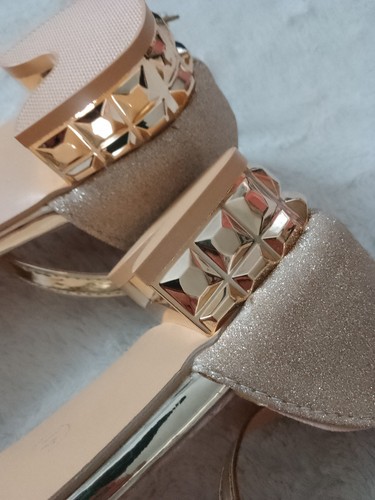 Ladies sparkly gold heel - ladies,