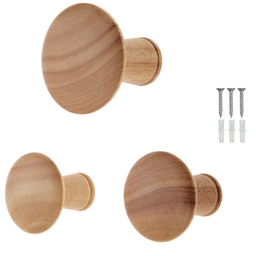 Coat hooks wall - mounted, round