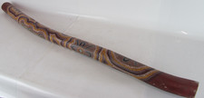 Vintage Dot Hand Painted Termite Hollowed Eucalyptus Didgeridoo Approx. 121 Cm