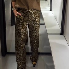 ZARA : Animal Print Sequinned