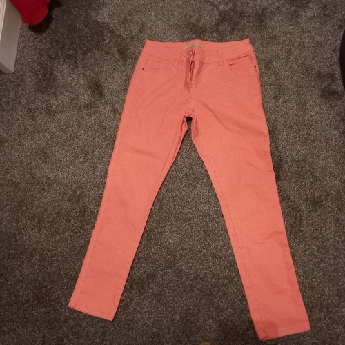Ladies coral coloured - coral, skinny