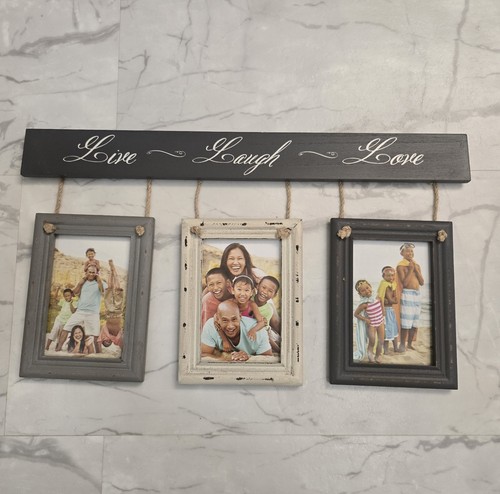 Triple hanging picture frame - hanging,