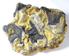 NATURAL BLUE JOHN FLUORITE SPECIMEN  TREAK CLIFFE 9.7 x 7.5 x 3.2 cm 312 gms #20