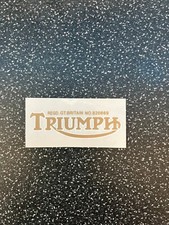 Triumph - 2 off vinyl self