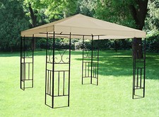 3x3M Metal Gazebo Pavilion Garden Marquee Tent Canopy Sun Shade Shelter Greenbay
