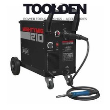 Sealey MIGHTYMIG210 Professional Gas/No-Gas MIG Welder 210Amp with Euro Torch