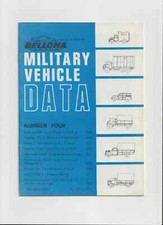 BELLONA MILITARY VEHICLE DATA #4: NUMBER FOUR (1970)