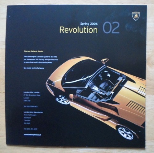 Lamborghini mkt brochure - lamborghini,