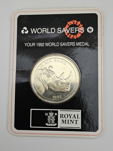 1992 black rhino - world, savers