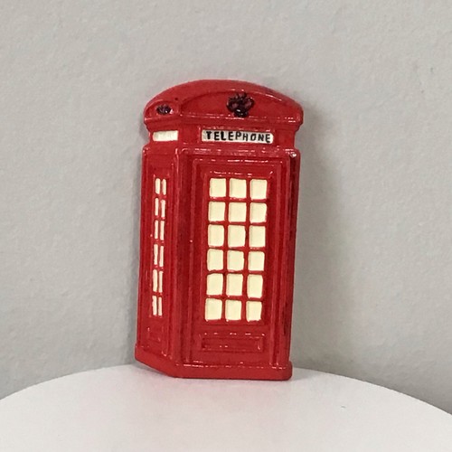 Vintage red telephone booth - vintage,