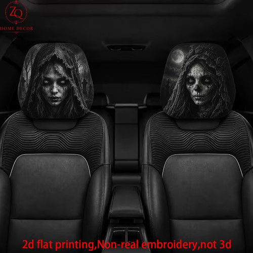 2psc scary headrest for cars - headrest,