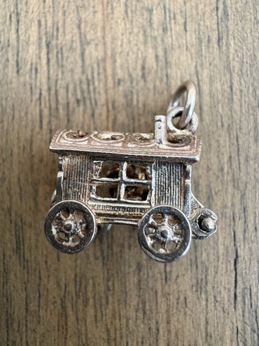 Sterling silver gypsy caravan - sterling,