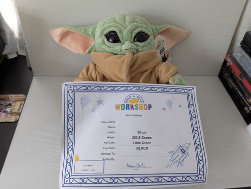 Grogu build bear plush baby - grogu, a