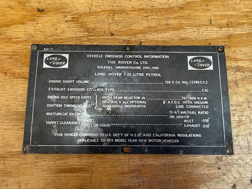 Land rover series iia - series,