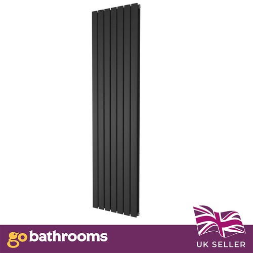 Matt black vertical designer - black,