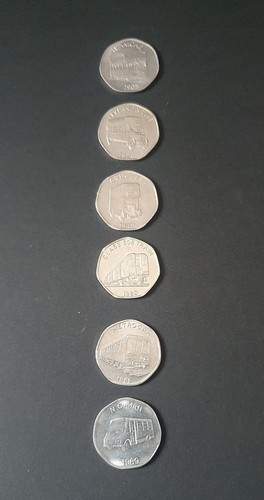 National transport 20p tokens - transport,