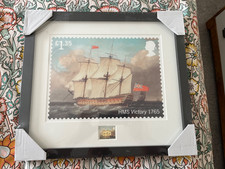 Rare Royal Navy ships HMS Victory Stamp and Artwork Royal Mail issue 2019