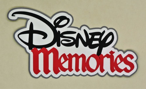 Disney memories title - disney, paper