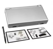 Silver Repair Parts Replacement Housing Kit Shell Case Cover NDS DS Lite NDSL