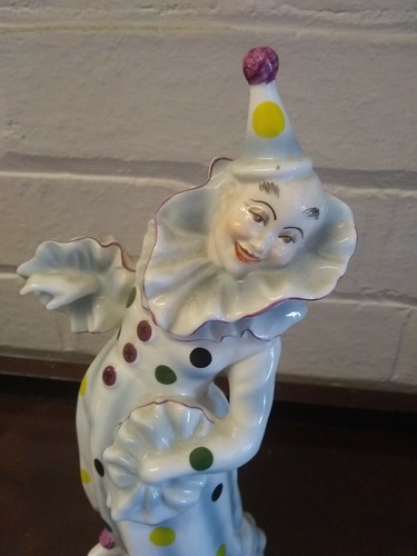 Coalport clown figurine figure - clown,