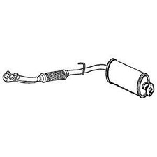 Klarius Front Exhaust Pipe &
