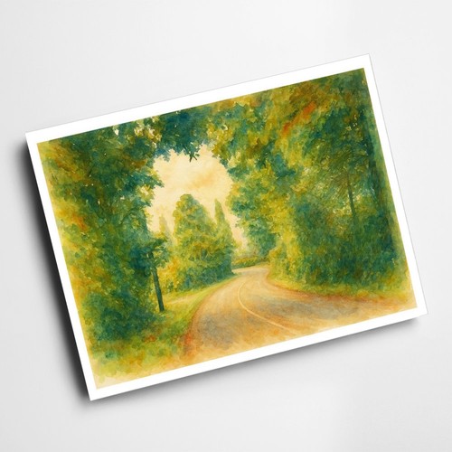 Print forest road - print,