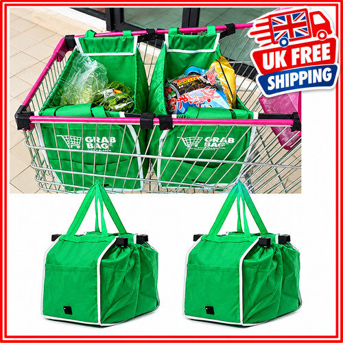 Reusable trolley shopping - trolley, bags