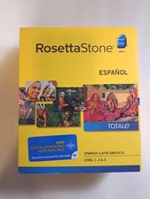 Rosetta Stone Spanish (Latin American) 1,2,3 DVD NEW SEALED