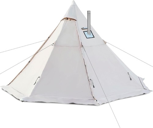 Hot tent with stove jack - with, jack,