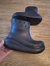 Crocs Black Crush Ankle Boots
